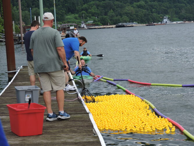 A ducky day in Wellsburg as part of annual Duck Derby